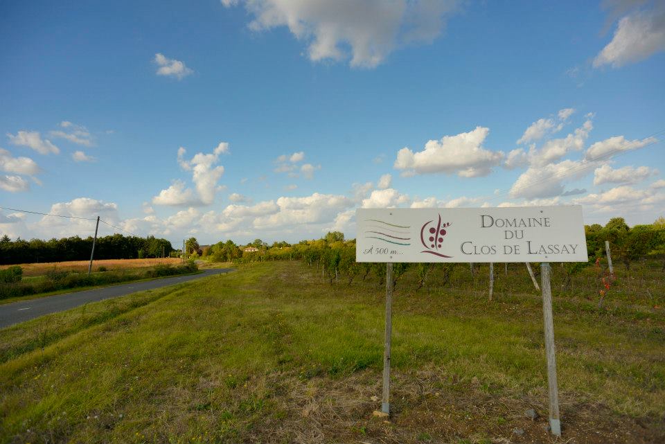 panneau d'entrée du domaine